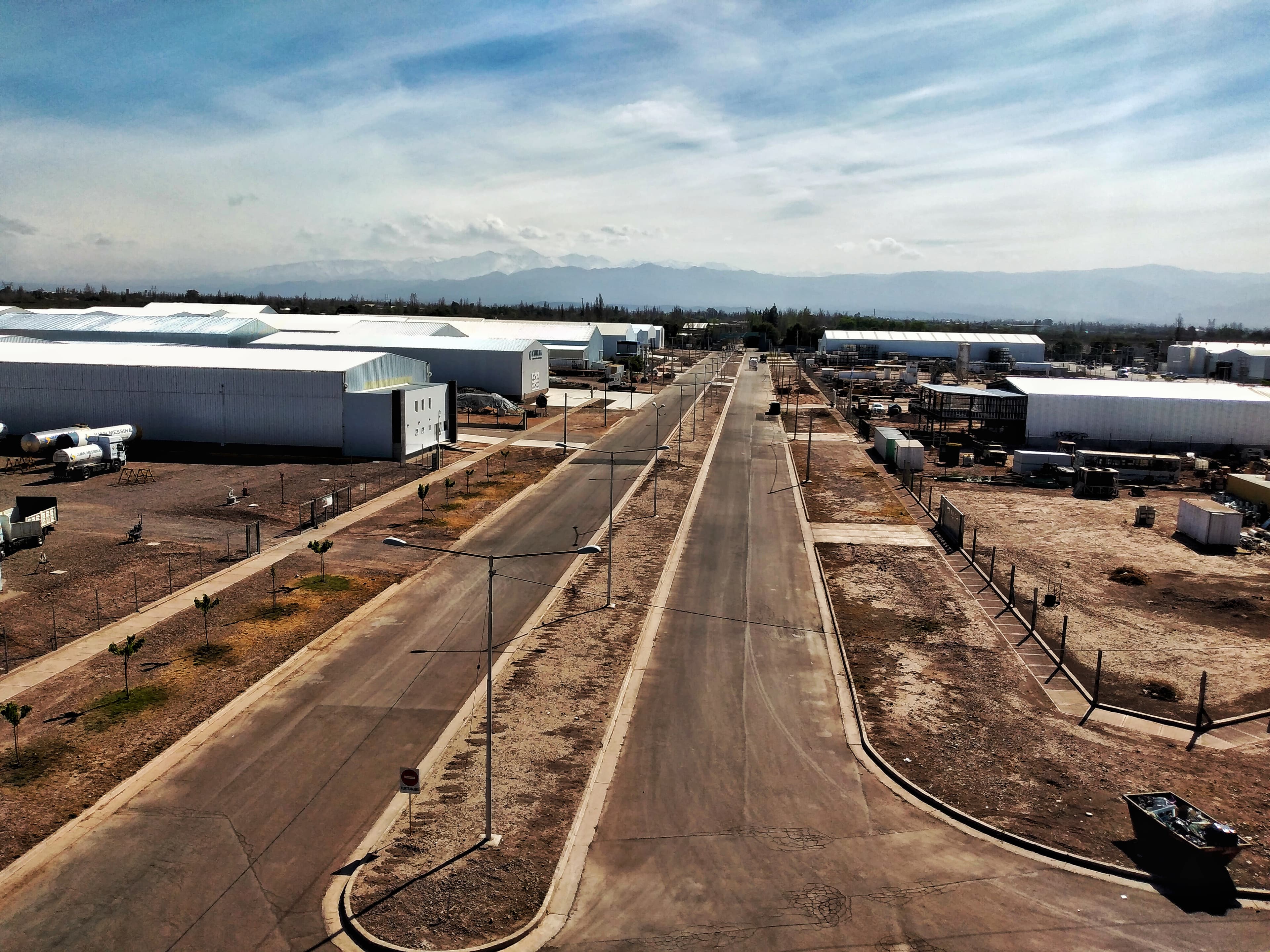 Vista aérea del Parque Industrial Maipú